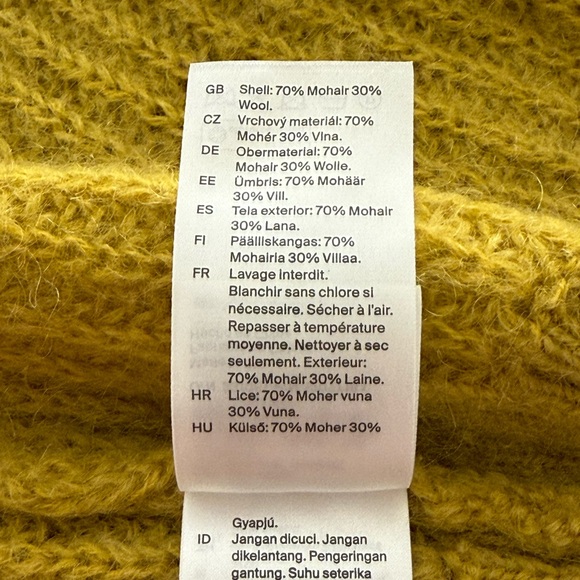 COS KNITTED MOHAIR TANK VEST Sz Xs ECU - Picture 7 of 9